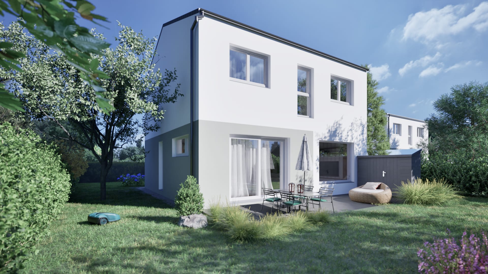 Titelbild von Ziegelmassiver Wohntraum mit 124 m² Wohnfläche, Terrasse und Eigengrund samt 2 Parkplätzen